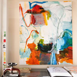 Of Song and Blossom III by Michael Rich  Image: Of Song and Blossom III, 2013, oil on canvas, 84 x 70 in - Studio View 2022