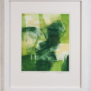 Interlude IV by Michael Rich  Image: Interlude IV, 2015, intaglio monoprint, 12 x 10 in - framed