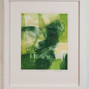 Interlude IV by Michael Rich  Image: Interlude IV, 2015, intaglio monoprint, 12 x 10 in - framed