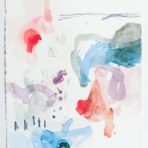 Love in Spring by Michael Rich  Image: Love in Spring, 2020, watercolor on paper, 30 x 22 in