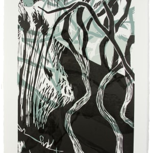 Night Garden I by Michael Rich  Image: Night Garden I, 2020, woodcut, 24 x 18 in