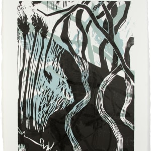 Night Garden III by Michael Rich  Image: Night Garden III, 2020, woodcut, 24 x 18 in