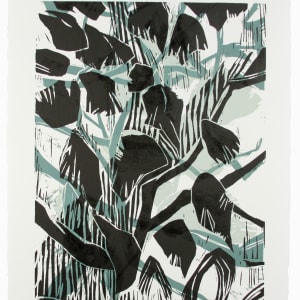 Night Garden IX by Michael Rich  Image: Night Garden IX, 2020, woodcut, 24 x 18 in