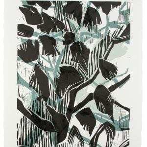 Night Garden IX by Michael Rich  Image: Night Garden IX, 2020, woodcut, 24 x 18 in