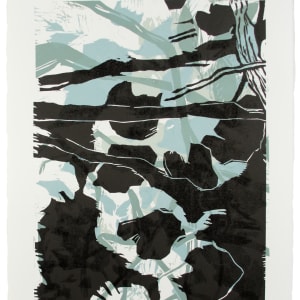 Night Garden V by Michael Rich  Image: Night Garden V, 2020, woodcut, 24 x 18 in