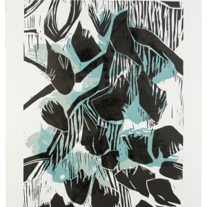 Night Garden VIII by Michael Rich  Image: Night Garden VIII, 2020, woodcut, 24 x 18 in