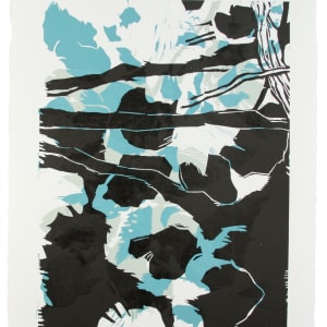 Night Garden XI by Michael Rich  Image: Night Garden XI, 2020, woodcut, 24 x 18 in