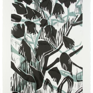 Night Garden XII by Michael Rich  Image: Night Garden XII, 2020, woodcut, 24 x 18 in
