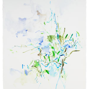 Olive, Distant Hills by Michael Rich  Image: Olive, Distant Hills, 2023, watercolor on Arches Paper, 30 x 22 "