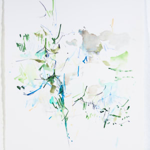 Olive, Rain Approaching by Michael Rich  Image: Olive, Rain Approaching, 2023, watercolor on  paper, 30 x 22 in