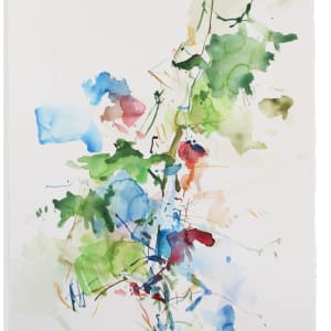 Orquevaux Trees III by Michael Rich  Image: Orquevaux Trees III, 2021, watercolor on paper, 30 x 22 in