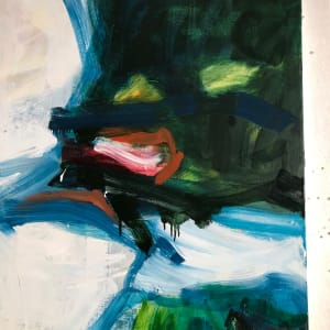 Periphery by Michael Rich  Image: Periphery, 2021 oil on canvas, 70 x 66 in - detail