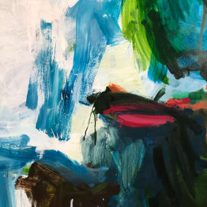 Periphery by Michael Rich  Image: Periphery, 2021 oil on canvas, 70 x 66 in - detail