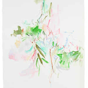 Pink Olive by Michael Rich  Image: Pink Olive, 2023, watercolor on Arches paper, 30 x22 in