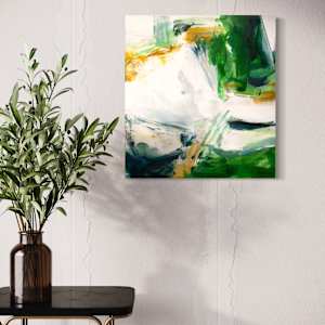 Green Terrain by Michael Rich  Image: Green Terrain, 2026, oil on canvas, 26 x 24 in