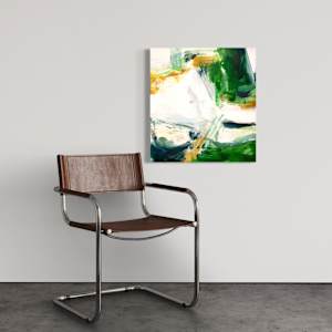 Green Terrain by Michael Rich  Image: Green Terrain, 2026, oil on canvas, 26 x 24 in