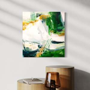 Green Terrain by Michael Rich  Image: Green Terrain, 2026, oil on canvas, 26 x 24 in