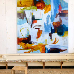 Solitudes of Sky by Michael Rich  Image: Solitudes of Sky, 2008, oil on canvas, 72 x 64 in