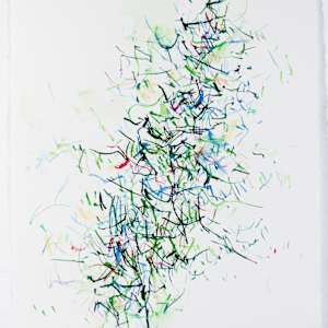 Tannenbaum by Michael Rich  Image: Tannenbaum, 2022, watercolor on paper, 30 x 22 in