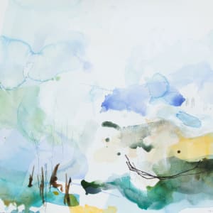 This Green Sea II by Michael Rich  Image: This Green Sea II, 2021, watercolor on paper, 22 x 24 in - cropped