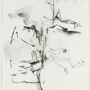Ziggy's Tree I by Michael Rich  Image: Ziggy's Tree I, 2021, mixed media on paper, 20 x 13 in