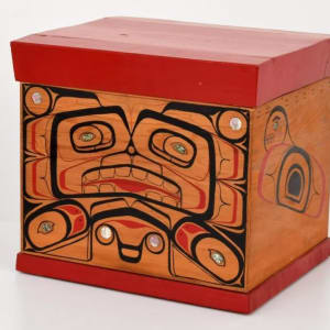 Large Tsimshian Cedar Bentwood Box 