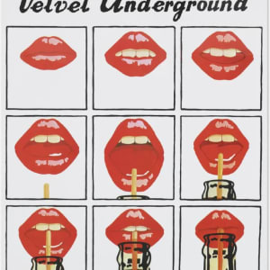 1971 offset lithograph Andy Warhol's Velvet Underground featuring Nico by Andy Warhol