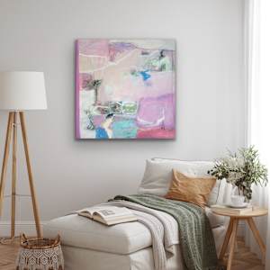 Rocky Watery Edge (Pushing Through) by Valerie Corvin 