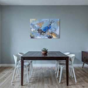 Rhythm Change (triptych) by Valerie Corvin 