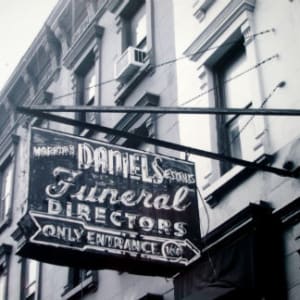 "The Daniels Funeral Home Sign" by HWM Store