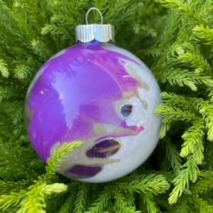 Celebration Collection #4 by Shannon Juliano  Image: gorgeous purples, gold,, magenta, sparkles, w peek boo spots to gaze through 