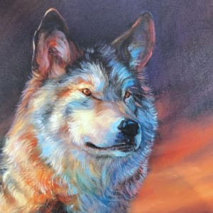 Facing Twilight by Crystal Beshara Fine Artist, Image 3.