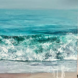 Emerald Echo by Crystal Beshara Fine Artist, Image 2.