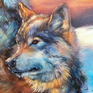 Facing Twilight by Crystal Beshara Fine Artist, Image 4.
