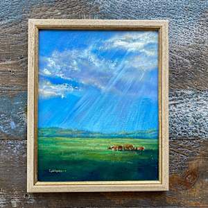 Silver Lining  (framed) by Crystal Beshara Fine Artist, Image 1.