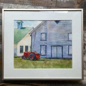 Little Red Engine by Crystal Beshara Fine Artist, Image 2.