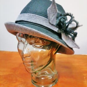 Recycled Materials Fedora by Jennifer Collins-Mancour
