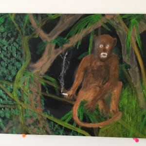 Smoking Monkey by Space Monkey, Image 2.