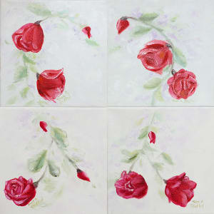 A Piece of My Heart #2  Image: Other available pieces #1,3, and 4, completing Quadriptych,