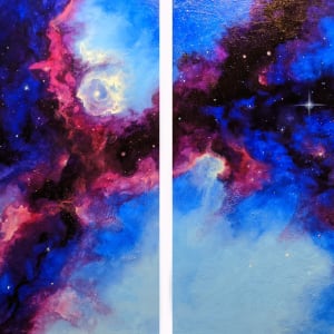 Blue Cosmos by C J Elsip