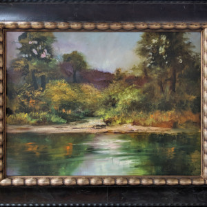 Snoqualmie River Bank at McCormick Park by C J Elsip 