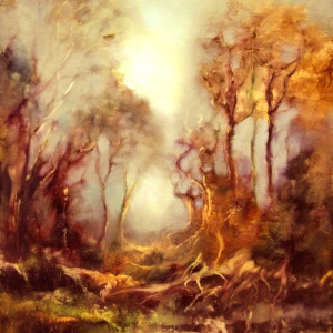 Woodland Dawn by C J Elsip