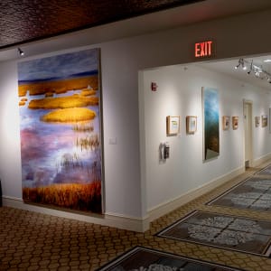 Escapist Landscape by Brooke Lanier  Image: Installation view of solo show at Stockton University's Noyes Museum, Seaview Gallery