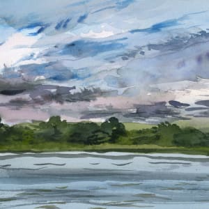 Main Beach, Stormy Sky by Brooke Lanier