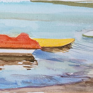 Paddle Boat and Kayaks by Brooke Lanier