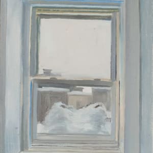 Snowy Studio Window by Brooke Lanier