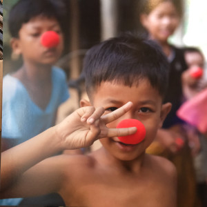 Red Noses, Siem Reap, Cambodia by Bart Marcy 