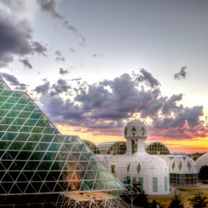 Sunset at Biosphere 2 by BG Boyd