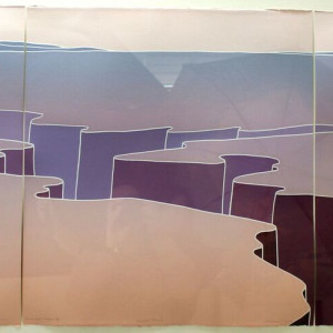 Twilight Mesa I, II, III (Twilight Mesa Triptych) by Nancy Young