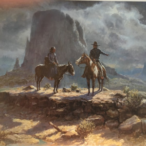 Navajo Family by Olaf Wieghorst
